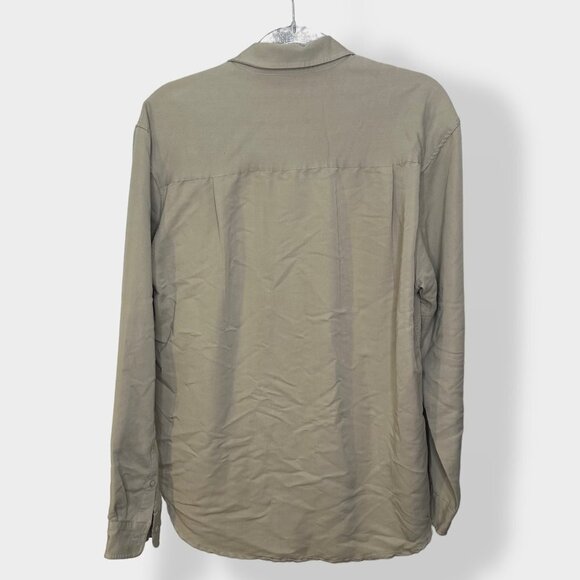 Cherokee Khaki Button Up Shirt - Picture 2 of 3